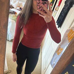 FREE PEOPLE KARMA LONG SLEEVE TOP